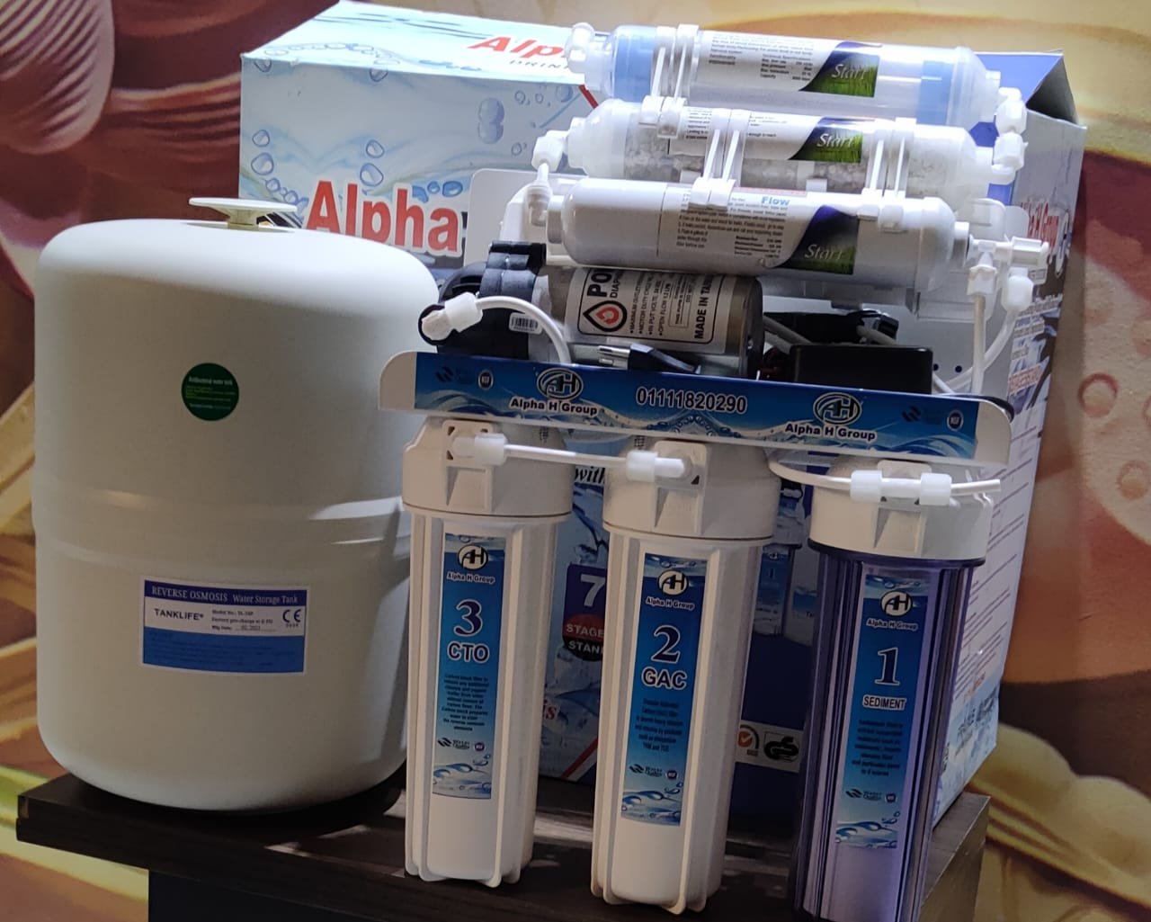 Alpha 7-stage robot with one-year warranty